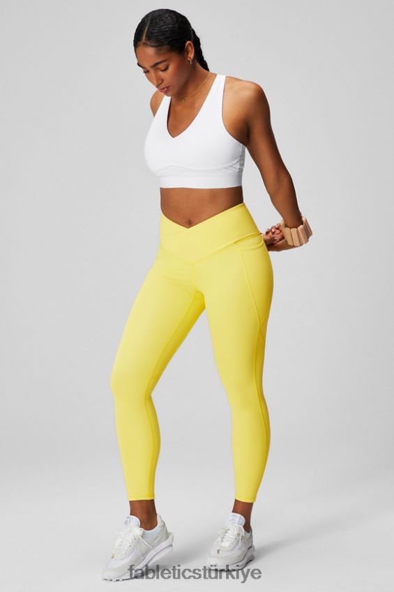 tr Fabletics kadınlar oasis pureluxe hw crossover 7/8 tayt güneşli gün 40R06B929
