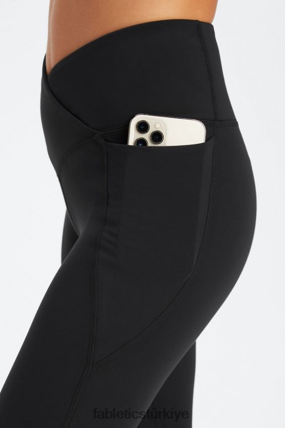 tr Fabletics kadınlar oasis pureluxe hw crossover 7/8 tayt siyah 40R06B948