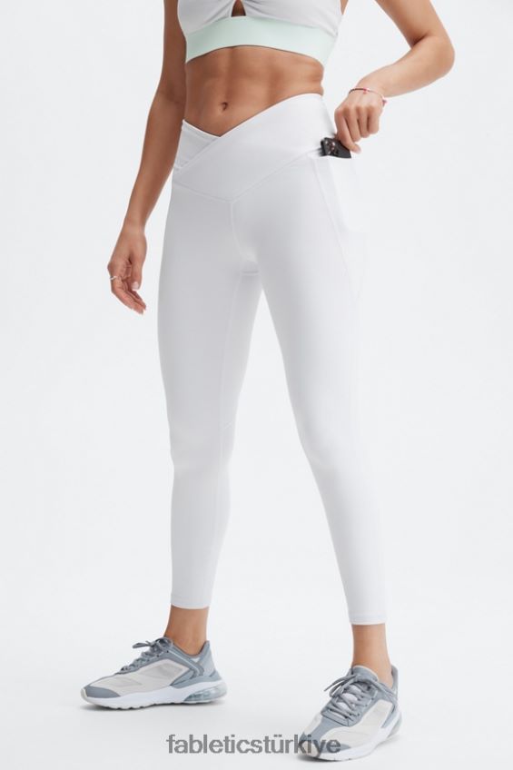 tr Fabletics kadınlar oasis pureluxe hw crossover 7/8 tayt yumuşak gri 40R06B933