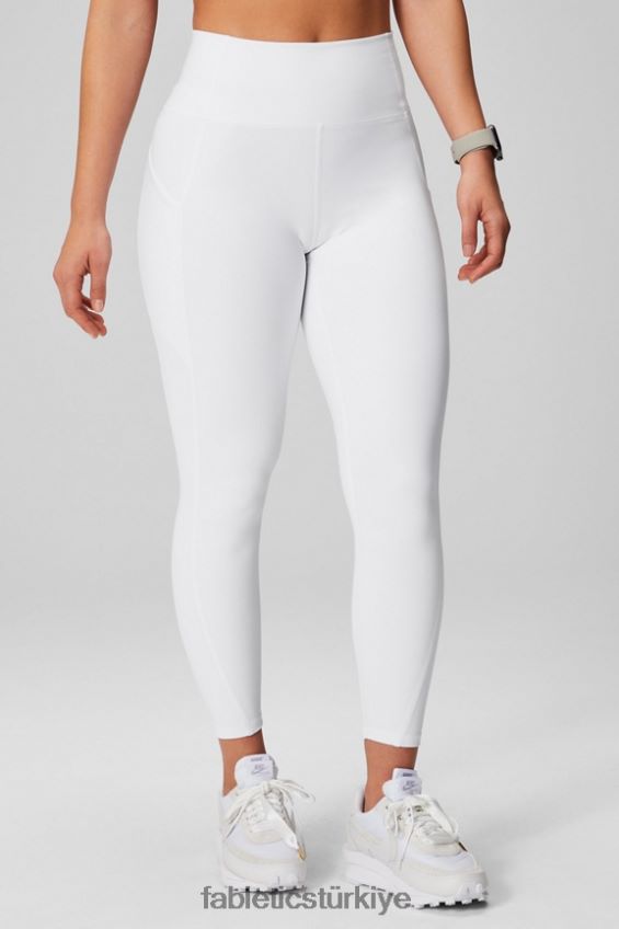 tr Fabletics kadınlar oasis pureluxe yüksek belli 7/8 tayt 47 klasik beyaz 40R06B782