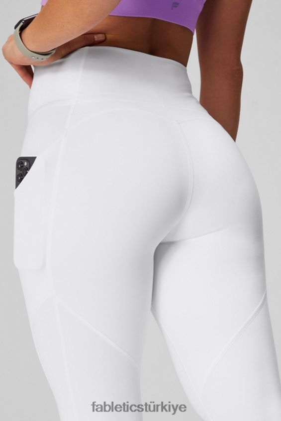 tr Fabletics kadınlar oasis pureluxe yüksek belli 7/8 tayt 47 klasik beyaz 40R06B782