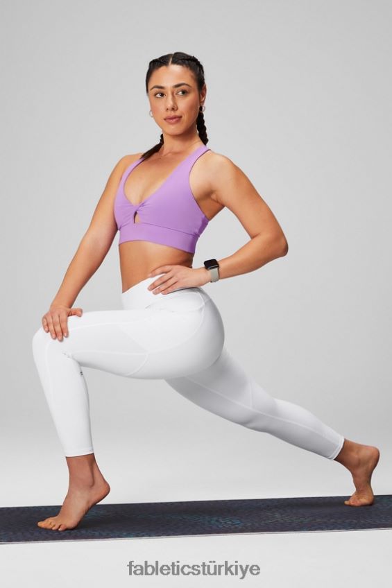 tr Fabletics kadınlar oasis pureluxe yüksek belli 7/8 tayt 47 klasik beyaz 40R06B782