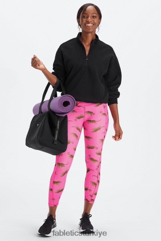 tr Fabletics kadınlar oasis pureluxe yüksek belli 7/8 tayt 48 vahşi Kalpler 40R06B787