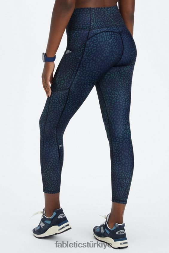 tr Fabletics kadınlar oasis pureluxe yüksek belli 7/8 tayt 49 ısı haritası leoparı 40R06B789