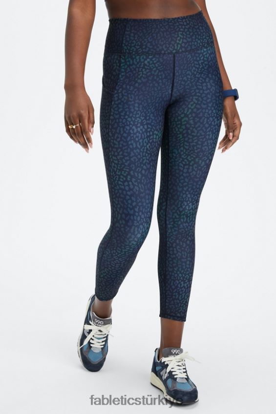 tr Fabletics kadınlar oasis pureluxe yüksek belli 7/8 tayt 49 ısı haritası leoparı 40R06B789