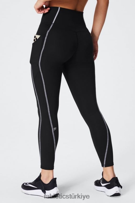 tr Fabletics kadınlar oasis pureluxe yüksek belli 7/8 tayt 49 siyah beyaz 40R06B790