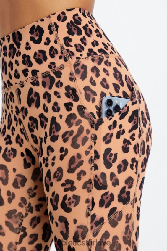 tr Fabletics kadınlar oasis pureluxe yüksek belli 7/8 tayt 51 doğal leopar 40R06B800