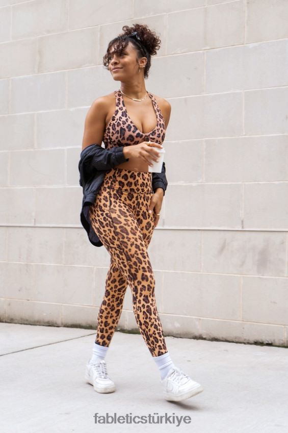 tr Fabletics kadınlar oasis pureluxe yüksek belli 7/8 tayt 51 doğal leopar 40R06B800
