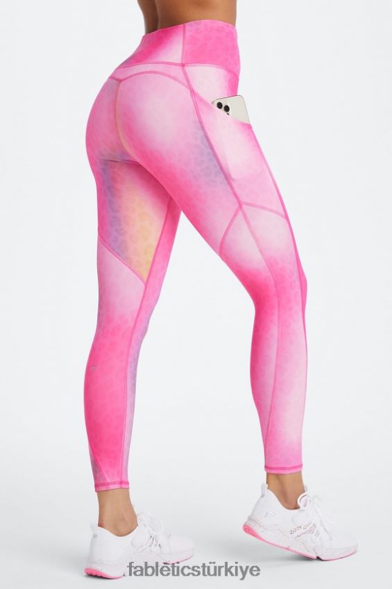 tr Fabletics kadınlar oasis pureluxe yüksek belli 7/8 tayt 51 gölgeli leopar 40R06B802