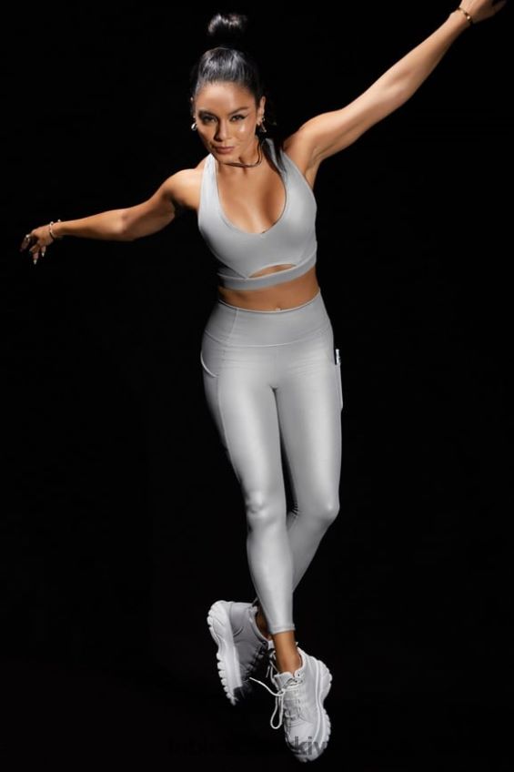 tr Fabletics kadınlar oasis pureluxe yüksek belli 7/8 tayt 51 mat gümüş folyo 40R06B799