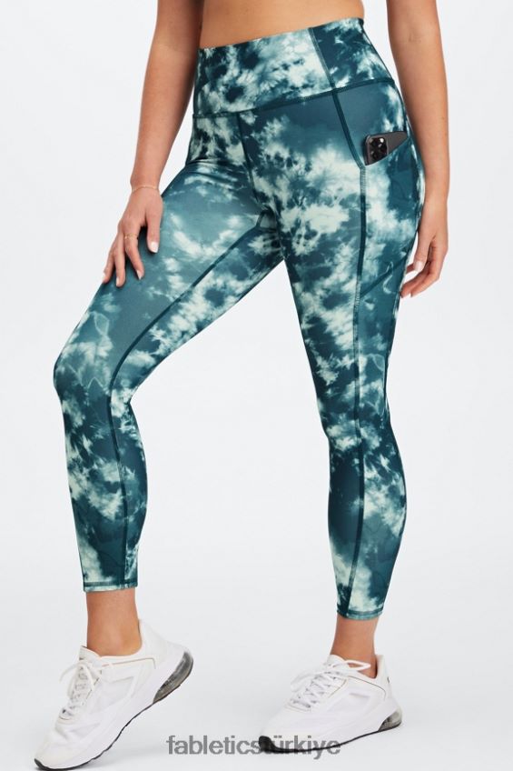 tr Fabletics kadınlar oasis pureluxe yüksek belli 7/8 tayt 52 mağara magması 40R06B806