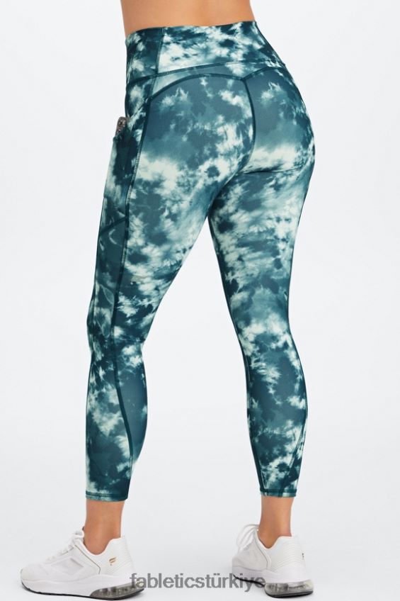 tr Fabletics kadınlar oasis pureluxe yüksek belli 7/8 tayt 52 mağara magması 40R06B806