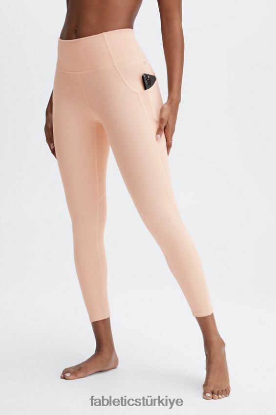 tr Fabletics kadınlar oasis pureluxe yüksek belli 7/8 tayt 53 pembe renk tonu 40R06B808