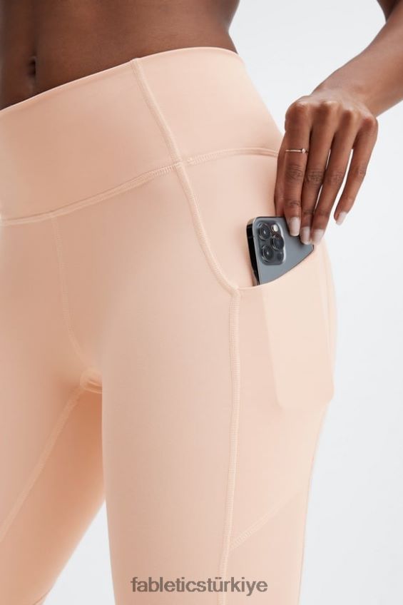 tr Fabletics kadınlar oasis pureluxe yüksek belli 7/8 tayt 53 pembe renk tonu 40R06B808