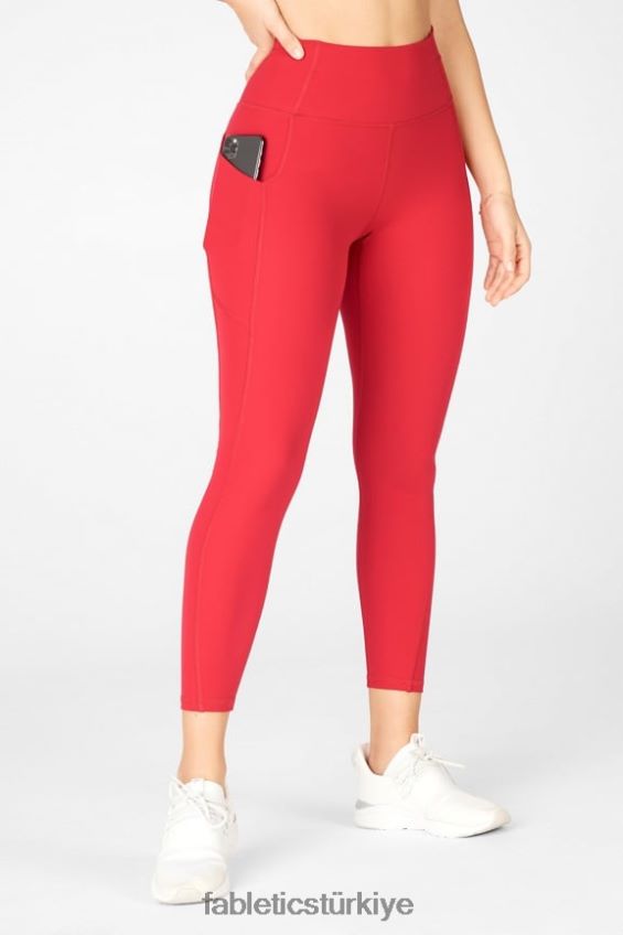 tr Fabletics kadınlar oasis pureluxe yüksek belli 7/8 tayt 53 yüksek kırmızı 40R06B810