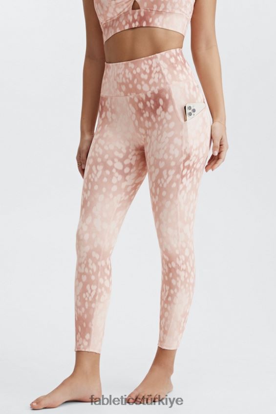 tr Fabletics kadınlar oasis pureluxe yüksek belli 7/8 tayt 54 kum benekli 40R06B817