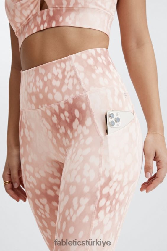 tr Fabletics kadınlar oasis pureluxe yüksek belli 7/8 tayt 54 kum benekli 40R06B817