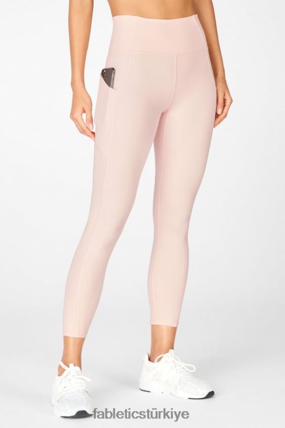 tr Fabletics kadınlar oasis pureluxe yüksek belli 7/8 tayt 54 pembe bulut 40R06B815