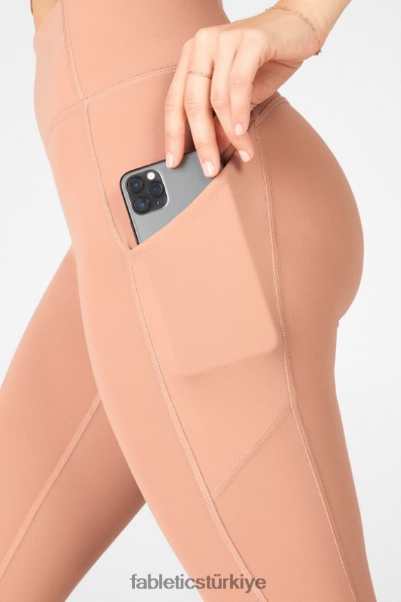 tr Fabletics kadınlar oasis pureluxe yüksek belli 7/8 tayt 55 akçaağaç odunu 40R06B822