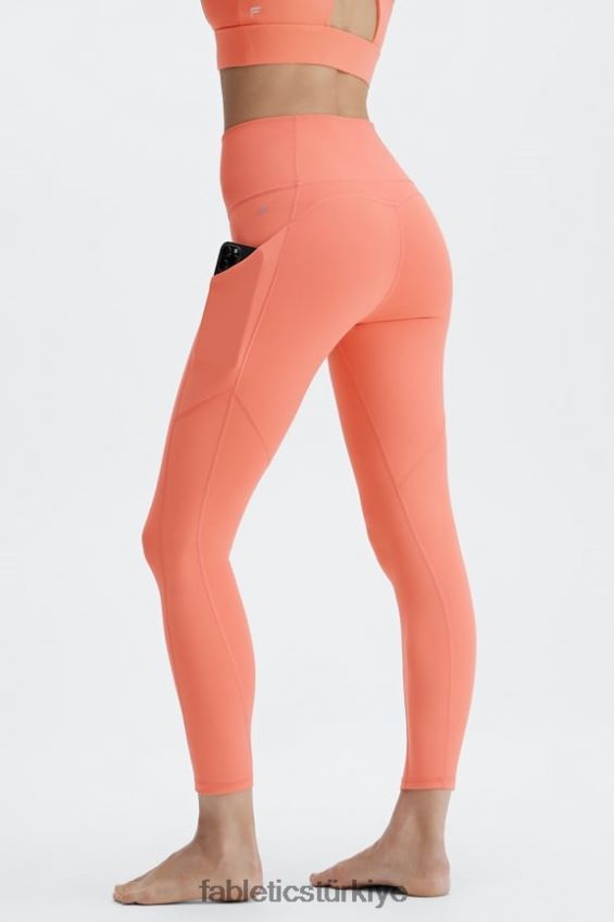 tr Fabletics kadınlar oasis pureluxe yüksek belli 7/8 tayt 55 mercan pus 40R06B819