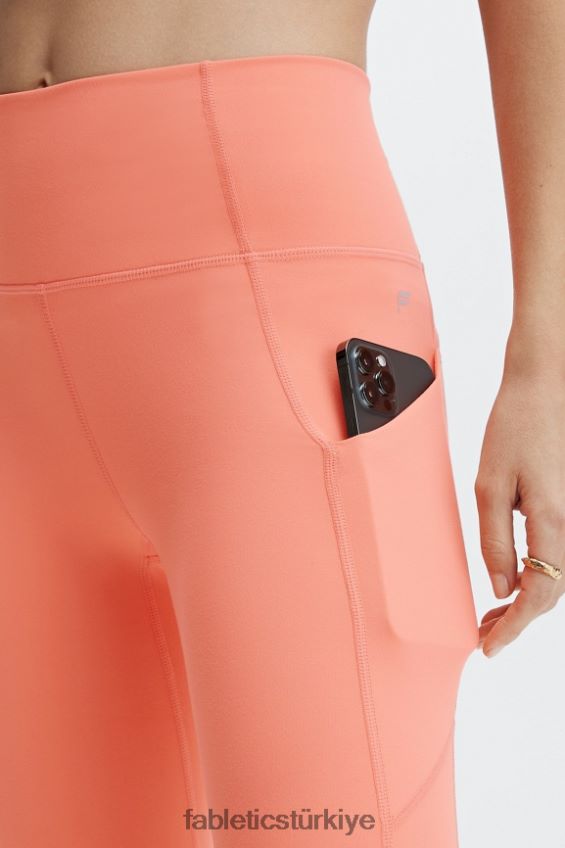 tr Fabletics kadınlar oasis pureluxe yüksek belli 7/8 tayt 55 mercan pus 40R06B819