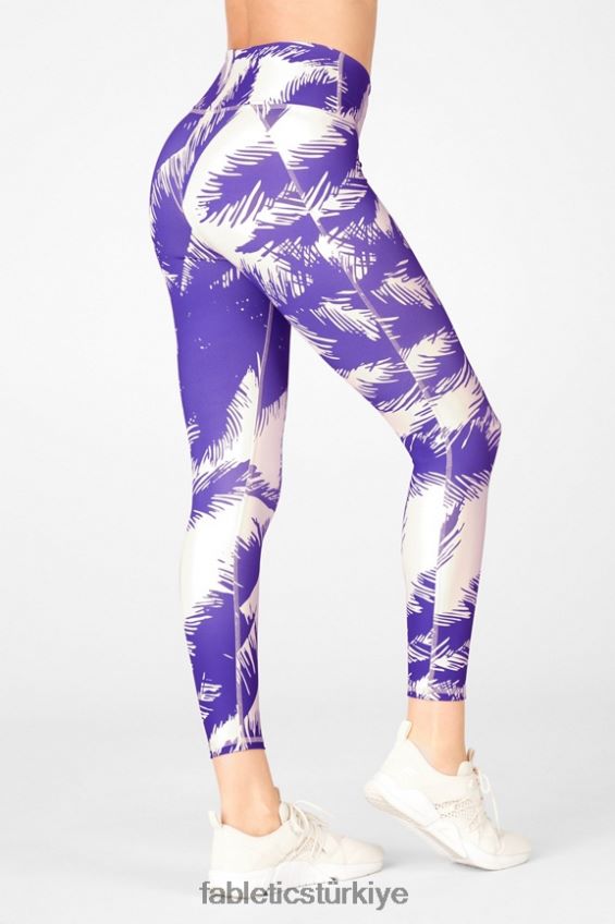 tr Fabletics kadınlar oasis pureluxe yüksek belli 7/8 tayt 56 cennet 40R06B823