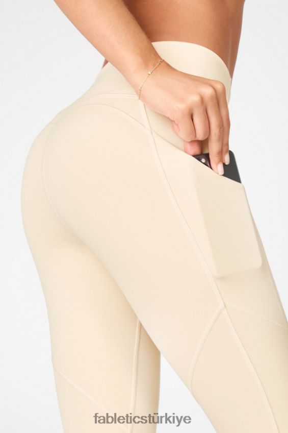 tr Fabletics kadınlar oasis pureluxe yüksek belli 7/8 tayt 56 kremalı puf 40R06B827