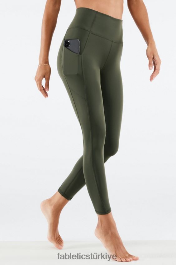 tr Fabletics kadınlar oasis pureluxe yüksek belli 7/8 tayt 56 ordu 40R06B826