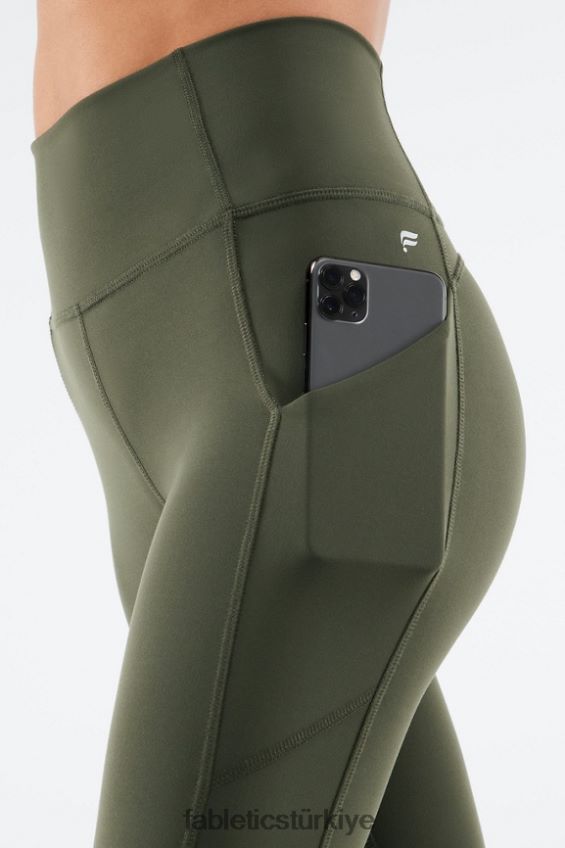 tr Fabletics kadınlar oasis pureluxe yüksek belli 7/8 tayt 56 ordu 40R06B826