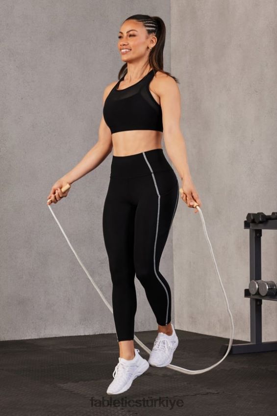 tr Fabletics kadınlar oasis pureluxe yüksek belli 7/8 tayt 57 siyah/klasik beyaz 40R06B829