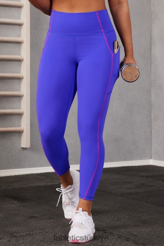 tr Fabletics kadınlar oasis pureluxe yüksek belli 7/8 tayt 76 aşırı kraliyet/pembe kaçış 40R06B995