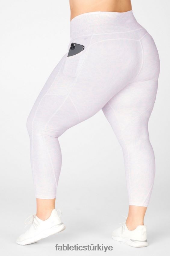 tr Fabletics kadınlar oasis pureluxe yüksek belli 7/8 tayt 82 beyaz kristal parlaklık 40R06B1153
