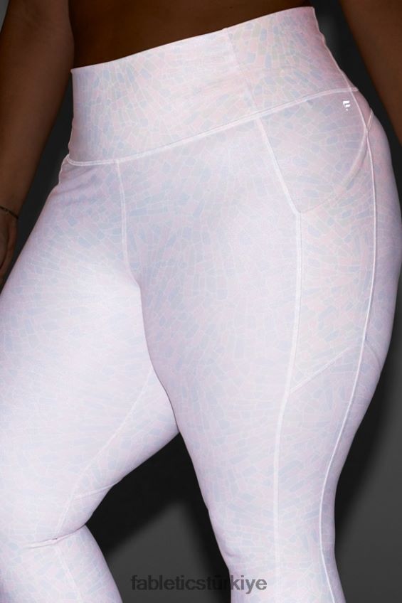 tr Fabletics kadınlar oasis pureluxe yüksek belli 7/8 tayt 82 beyaz kristal parlaklık 40R06B1153