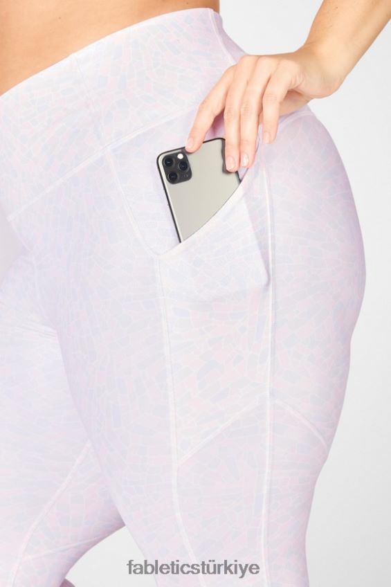 tr Fabletics kadınlar oasis pureluxe yüksek belli 7/8 tayt 82 beyaz kristal parlaklık 40R06B1153