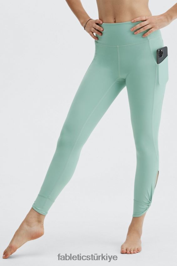 tr Fabletics kadınlar oasis pureluxe yüksek belli bükümlü 7/8 tayt Deniz köpüğü 40R06B1141