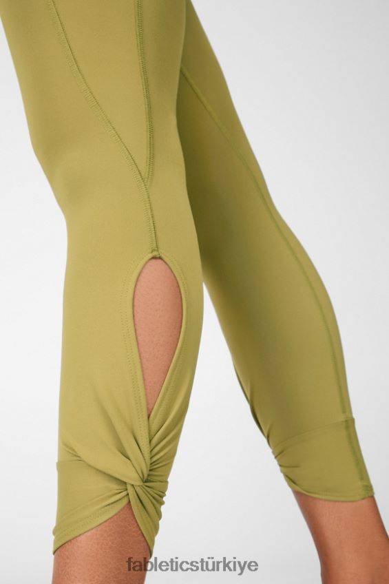 tr Fabletics kadınlar oasis pureluxe yüksek belli bükümlü 7/8 tayt Kekik 40R06B1144