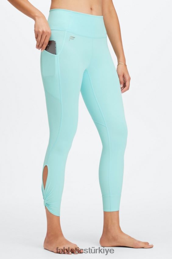 tr Fabletics kadınlar oasis pureluxe yüksek belli bükümlü 7/8 tayt kristal dalga 40R06B1137