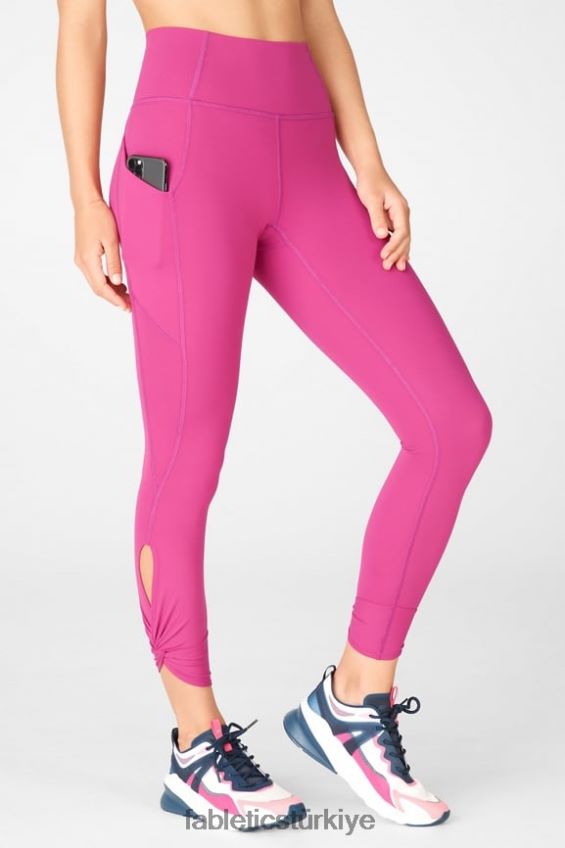 tr Fabletics kadınlar oasis pureluxe yüksek belli bükümlü 7/8 tayt çok dut 40R06B1147