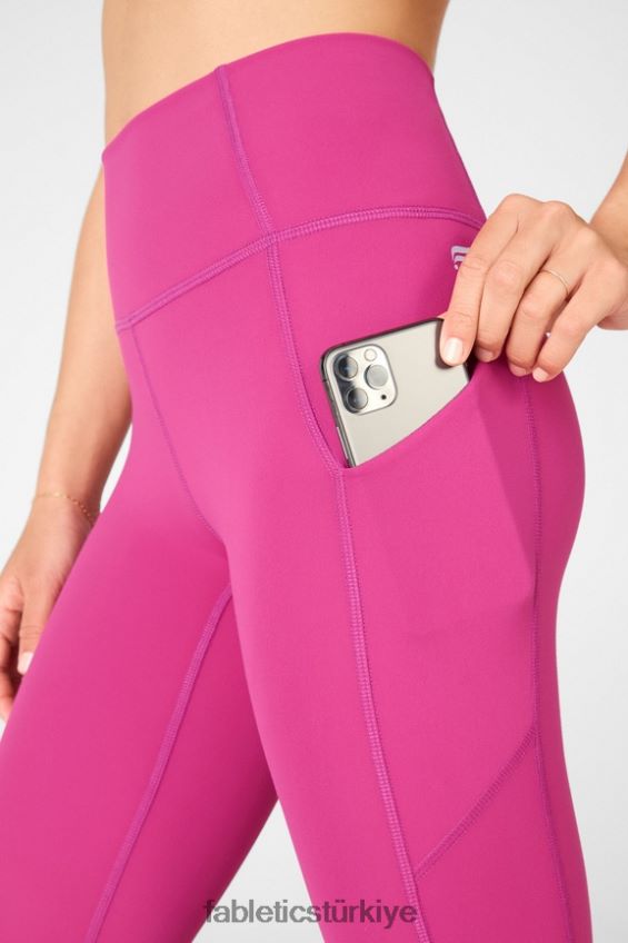 tr Fabletics kadınlar oasis pureluxe yüksek belli bükümlü 7/8 tayt çok dut 40R06B1147