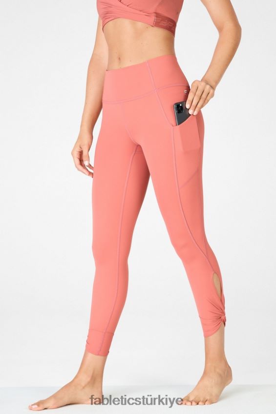 tr Fabletics kadınlar oasis pureluxe yüksek belli bükümlü 7/8 tayt tozlu sedir 40R06B1149