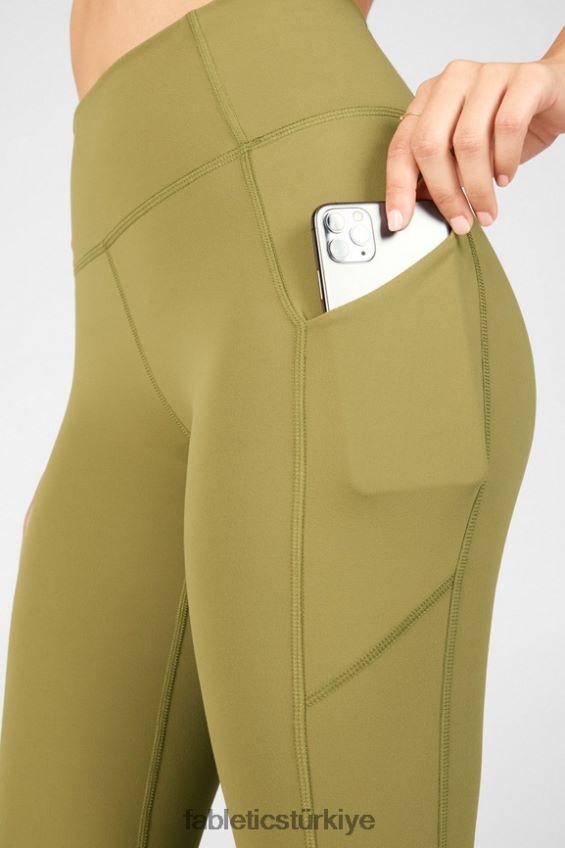tr Fabletics kadınlar oasis pureluxe yüksek belli kapri Kekik 40R06B966