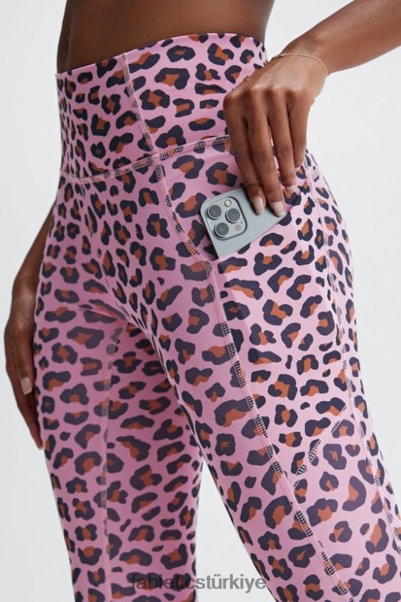 tr Fabletics kadınlar oasis pureluxe yüksek belli kapri hafif gül meru 40R06B963