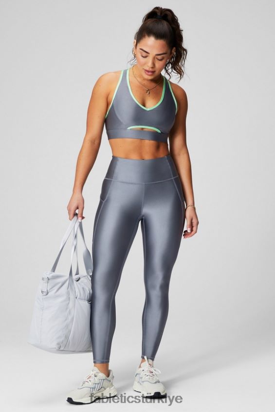 tr Fabletics kadınlar oasis pureluxe yüksek belli parlak 7/8 tayt fırtına bulutu parlaması 40R06B894