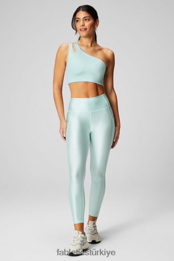 tr Fabletics kadınlar oasis pureluxe yüksek belli parlak 7/8 tayt tuz spreyi parlatıcı 40R06B895