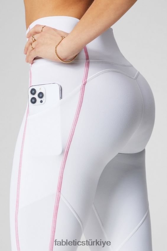 tr Fabletics kadınlar oasis pureluxe yüksek belli tayt 68 klasik beyaz/parlak balerin 40R06B901