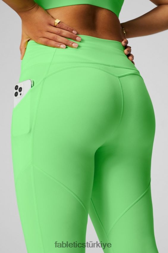 tr Fabletics kadınlar oasis pureluxe yüksek belli tayt 68 nane parıltısı neon 40R06B902