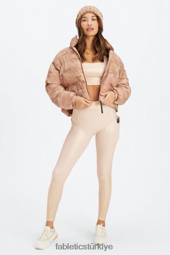 tr Fabletics kadınlar oasis pureluxe yüksek belli tayt 69 altın hologram 40R06B907