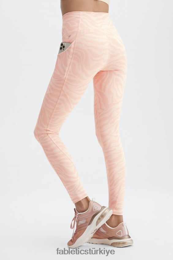 tr Fabletics kadınlar oasis pureluxe yüksek belli tayt 70 kum zebra vuruşu 40R06B912
