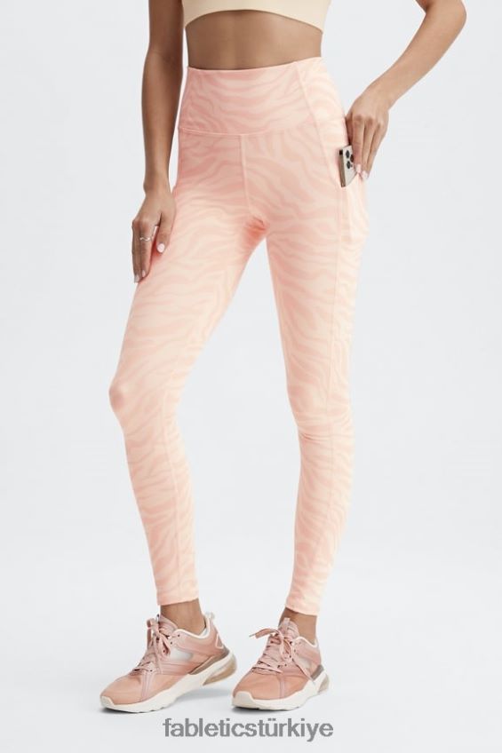 tr Fabletics kadınlar oasis pureluxe yüksek belli tayt 70 kum zebra vuruşu 40R06B912