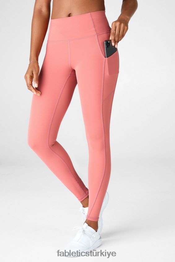 tr Fabletics kadınlar oasis pureluxe yüksek belli tayt 72 tozlu sedir 40R06B922